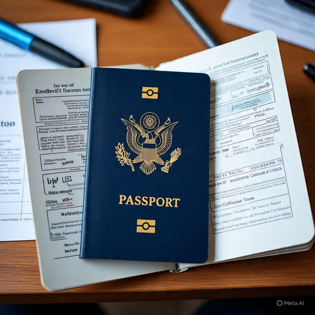 Why Kenya’s Single Entry Visa System Works Better Than South Africa’s Multiple Visa Categories picture of a Kenyan passport and south African passport with visa stamps