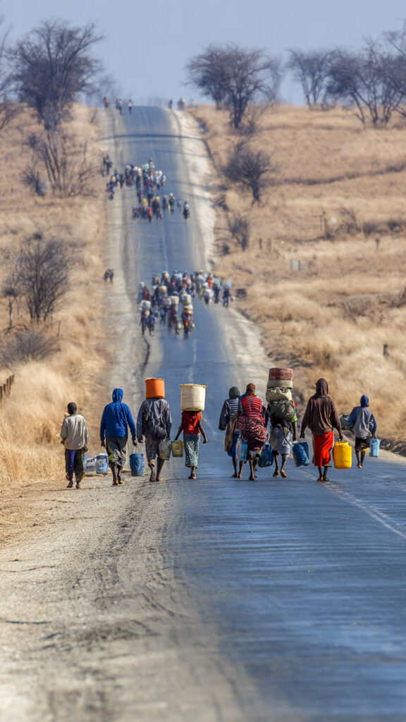 SADC, climate migration, climate change, Southern Africa, migration health, public health, health policy, internal migration, cross-border migration, South Africa, drought, floods, cyclones, informal settlements, urban migration, migrant vulnerabilities, HIV, TB, NCDs, undocumented migrants, gender, age, intersectionality, health systems, national adaptation plans, regional coordination, SADC policy, migration governance, migrant-friendly services, community health programs, NGOs, early-warning systems, data collection, climate resilience, livelihood loss, rural-urban migration, disaster risk reduction, mobility governance, health access, cross-border health, climate-induced displacement, policy gaps, adaptation planning, migrant outreach, health equity, vulnerable populations, migration policy framework, labour migration, free movement, empirical evidence, research gaps, health interventions, actionable recommendations.