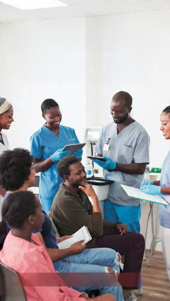 HIV, TB, HIV/TB co-infection, migrants, migrant health, migration health, mobile populations, undocumented migrants, cross-border health, South Africa, Limpopo, Gauteng, Zimbabwean migrants, Mozambican migrants, Malawian migrants, refugee health, asylum seekers, ART, antiretroviral therapy, TB treatment, treatment continuity, healthcare access, medical xenophobia, xenophobia, health disparities, circular migration, seasonal migration, border health, SADC health coordination, Musina Model of Care, peer educators, community health workers, differentiated service delivery, multi-month dispensing, patient-held health records, mobile clinics, outreach services, cross-border referral, health policy, National Health Strategic Plan, NSP 2023-2028, maternal health, gender-based violence, sexual violence, mental health, social determinants of health, economic precarity, housing conditions, informal settlements, healthcare barriers, health system gaps, regional coordination, migration-aware programming, culturally competent care, anti-discrimination training, healthcare legal rights, mobile population interventions, public health policy, health outcomes, UNAIDS targets, chronic disease management, rural healthcare, urban healthcare, clinic access, healthcare inclusion, patient support programs, health advocacy, civil society interventions, healthcare research, implementation science, health information systems, cross-border patient tracking, differentiated care models, health equity, patient retention, viral suppression, ART adherence, TB prevention, healthcare infrastructure, peer-led programs, healthcare scalability, migrant-led initiatives, occupational health, farm worker health, HIV testing, TB testing, health literacy, health education, psychosocial support, migration-related vulnerabilities, cultural competency, healthcare quality improvement, NGO healthcare support, regional health policy, cross-border treatment protocols, mobile health interventions.