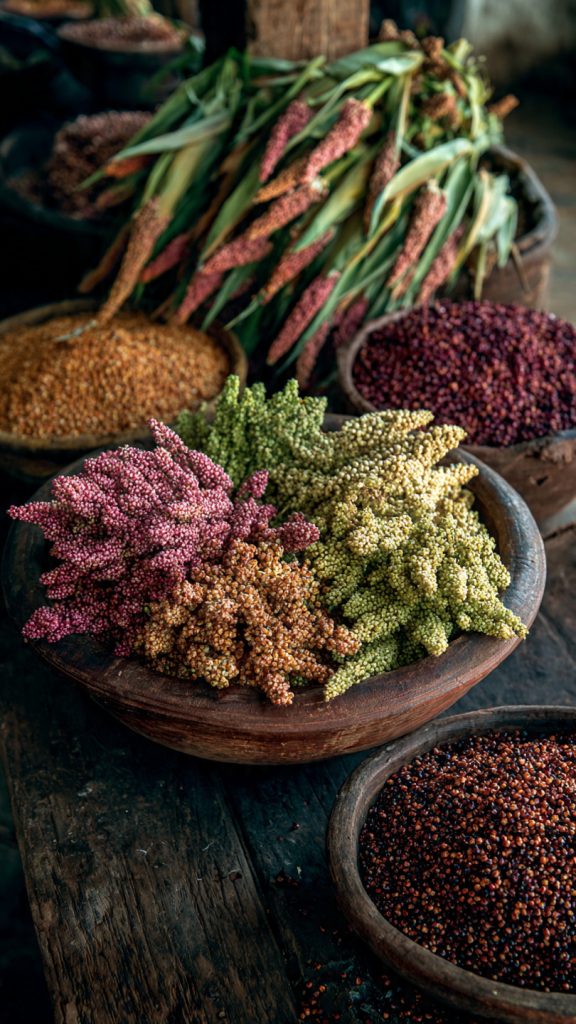 sorghum, Southern Africa, cross-border trade, forgotten superfood, migration, food security, nutrition, indigenous grains, climate-smart agriculture, urban food systems, migrant farmers, informal trade, rooftop farming, small-scale farming, gender, women traders, Zimbabwean migrants, Mozambican migrants, Malawian migrants, dietary diversity, micronutrient deficiency, drought-resistant crops, school feeding programs, public health, nutrition policy, food corridors, urban agriculture, livelihood, food sovereignty, indigenous knowledge, policy gaps, informal markets, child nutrition, ECD programs, climate resilience, low-input farming, traditional foods, health outcomes, migrant-inclusive programs, food policy, community-based solutions, nutrition security, health equity, local markets, seed circulation, household income, food accessibility, trade regulation, cross-border corridors, sustainable food systems, food innovation, cultural continuity, urban nutrition